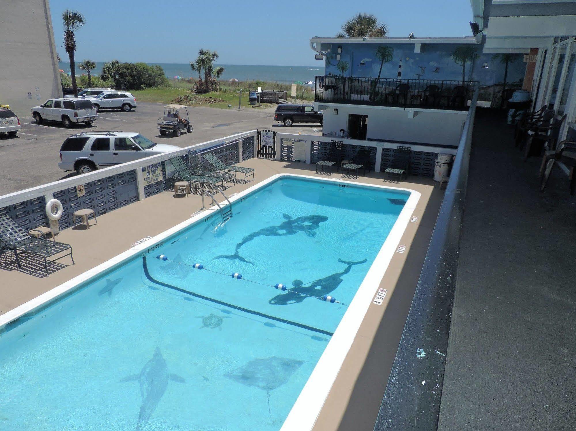 شاطئ ميرتل Sea Hawk Oceanfront Motel المظهر الخارجي الصورة