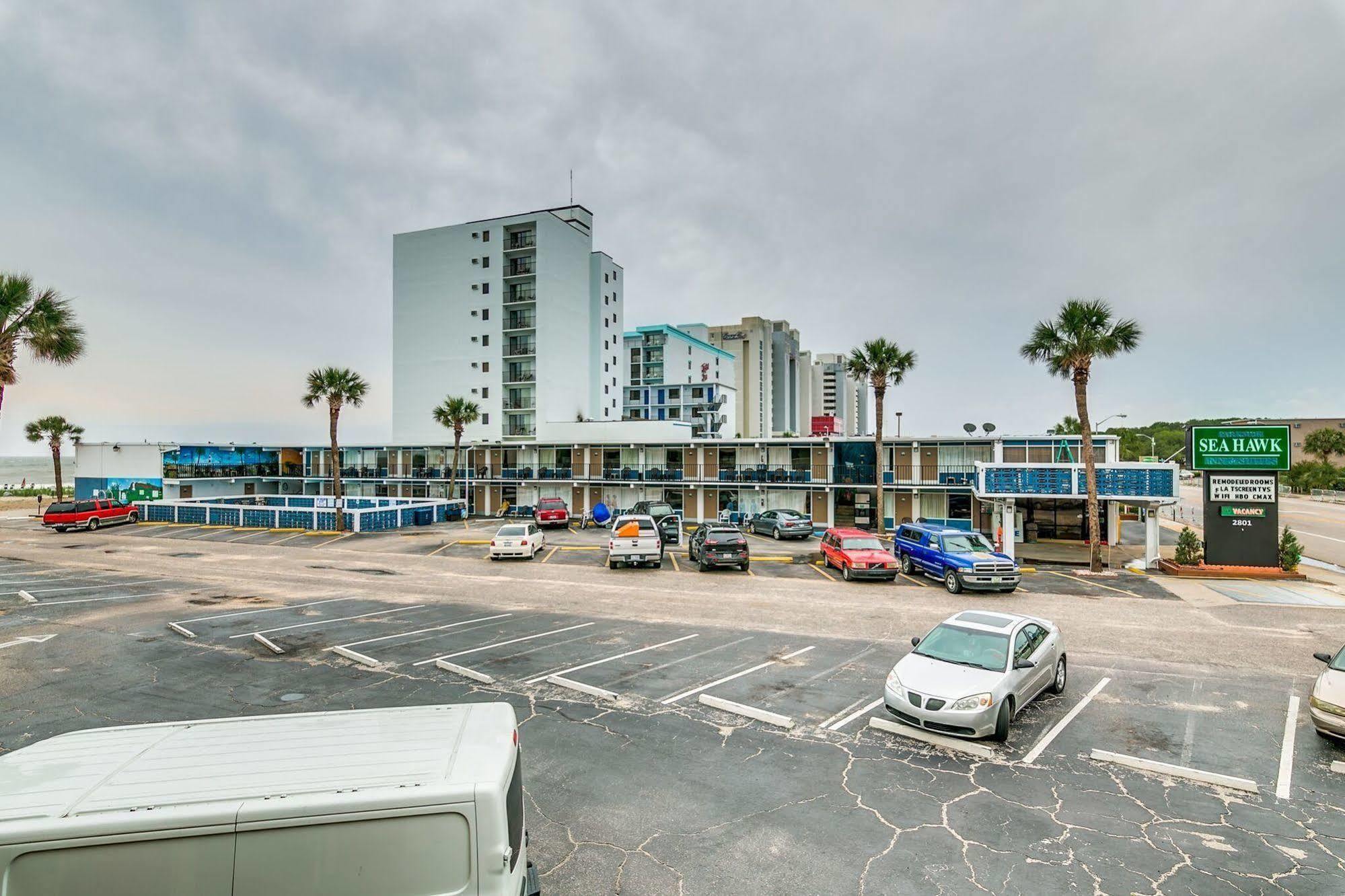 شاطئ ميرتل Sea Hawk Oceanfront Motel المظهر الخارجي الصورة